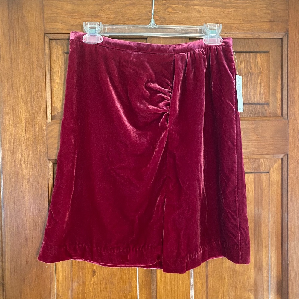 NWT Anthropologie Montie Velvet Miniskirt size 6 - Picture 3 of 11